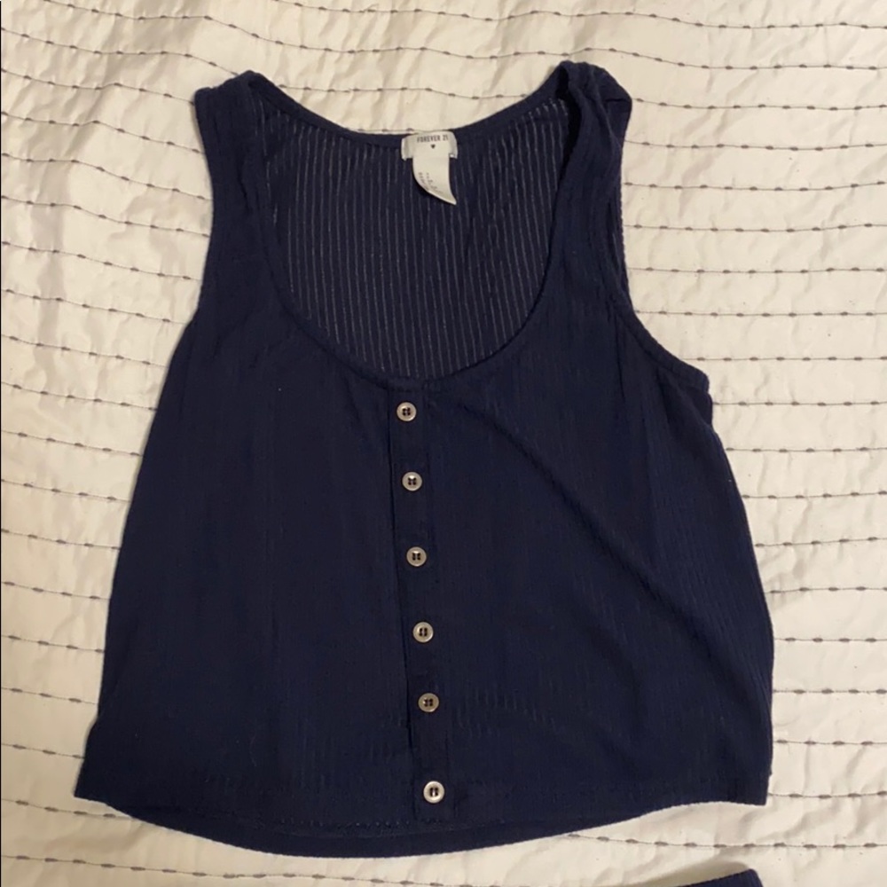 Navy blue sleep set